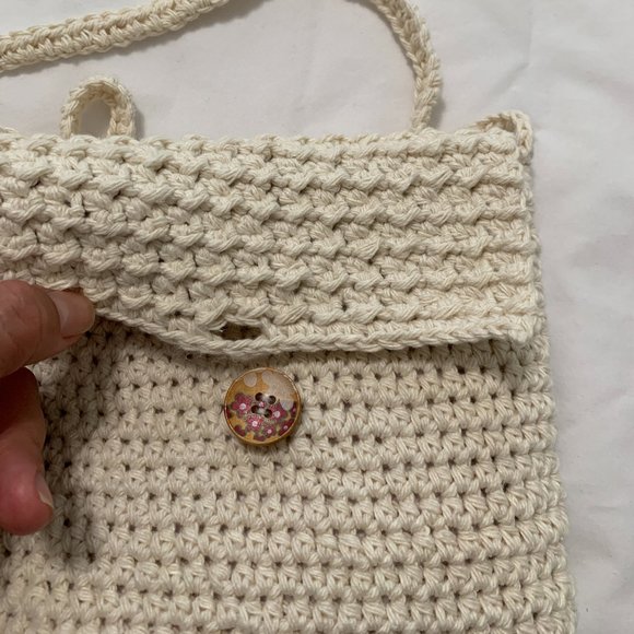 Crochet Small Messenger Bag - Picture 10 of 16